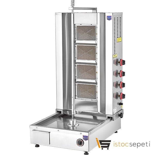 Remta 5 Radyanlı Alttan Motorlu Doğalgazlı Döner Ocağı D10(A)