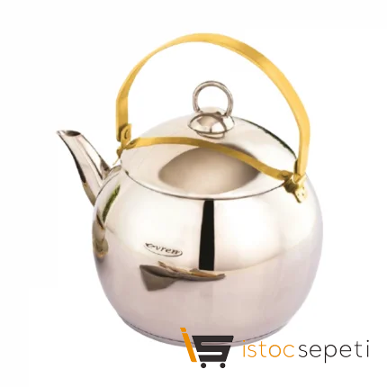 Venüs Bitki Çaydanlığı Küçük Boy 1.2 Litre (Silver)