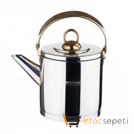 Royal Çelik Bitki Çaydanlığı 1 Litre (Silver)