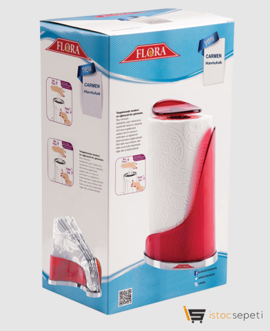 Flora Carmen Havluluk ve Peçetelik Seti F371