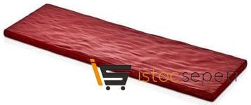 Külsan Thermoset Pano Taş Efektli GN 2/4 53x16.3 cm Kırmızı