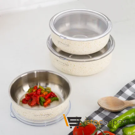 6 Parça Cream Saklama Kabı Seti