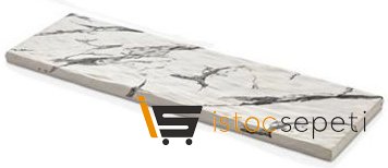 Külsan Thermoset Pano Mermer Görünümlü GN 2/4 53x16.3 cm Beyaz
