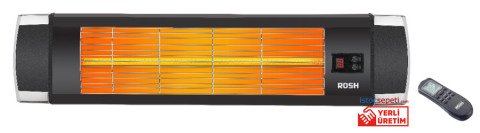 Dış Mekan Halojen Isıtıcı 2500W Uzaktan Kumandalı