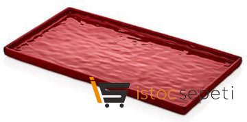 Külsan Thermoset Pano Taş Efektli GN 1/3 17.7x32.5 cm Kırmızı