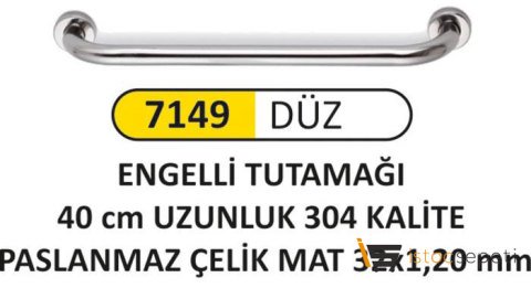 Arı Metal 7149 Düz Engelli Tutamağı