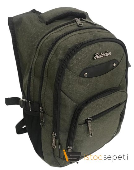 Relaxion Suya Dayanıklı Destekli Yarasa Sırt Yapılı Laptop Bölmeli Okul Günlük Sırt Çantası