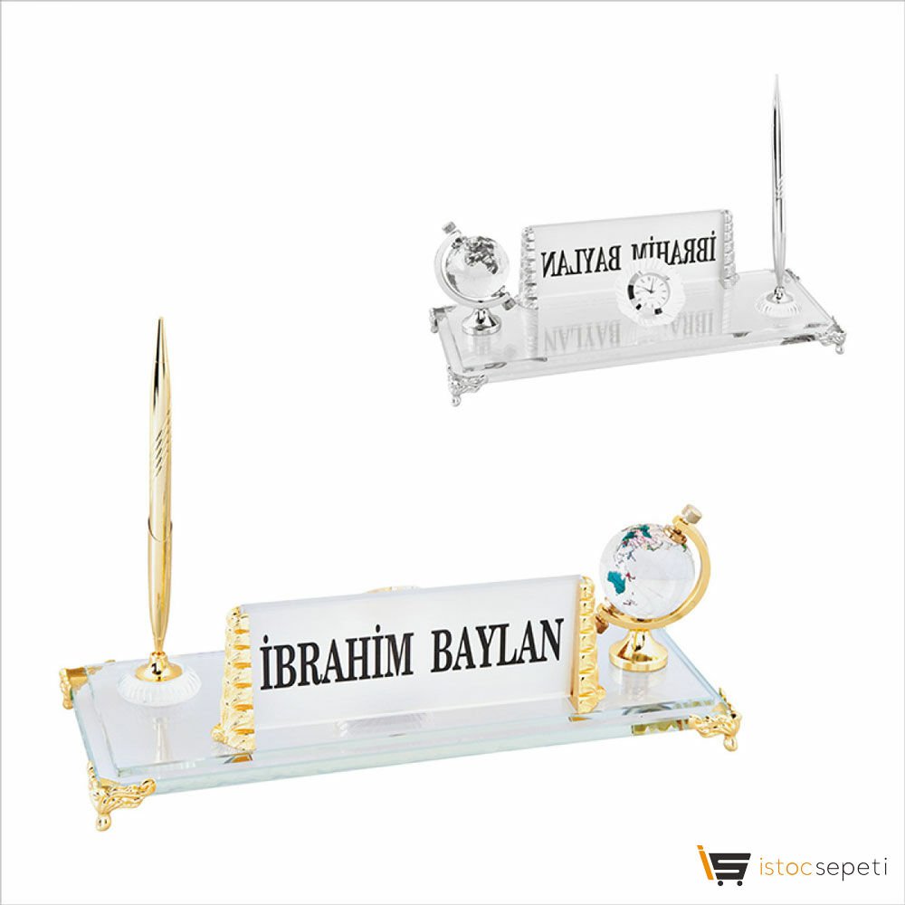 Kristal Kri̇stal Lüks Masa Seti Ebat: 30 x 12 cm Promosyon