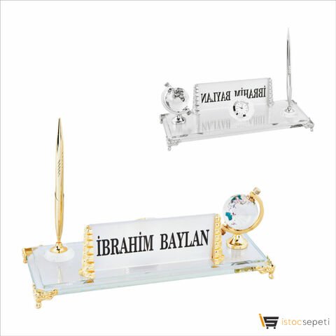 Kristal Kri̇stal Lüks Masa Seti Ebat: 30 x 12 cm Promosyon