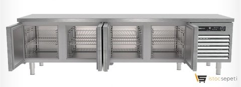 Portabianco CA-4N60 Cihaz Altı Dört Kapılı Buzdolabı 300 Lt