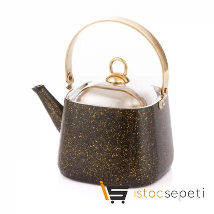 Gold Stone Kare Bitki Çayı Demliği 1.25 lt