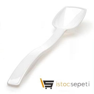 Zeytin ve Salata Kaşığı Polikarbonat 26 cm Beyaz