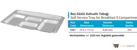 Çelik Anaokulu Tabldot Tabak Paslanmaz Tabağı