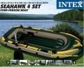 İntex Seahawk 400 Şişme Bot Set - INTEX 68351 Orjinal Kürek Takımı + Büyük Pompa