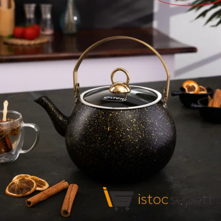 Gold Stone Küre Bitki Çayı Demliği 3 lt