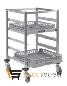 Trolley Kaset Taşıma Alçak MB 134X2