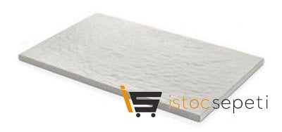 Külsan Thermoset Pano Taş Efektli GN 1/1 53x32.5 cm Beyaz