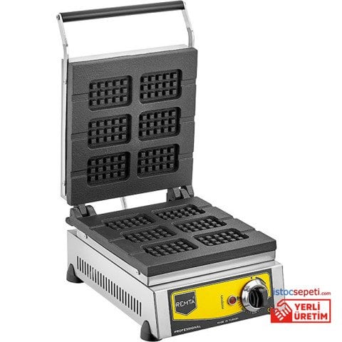 Elektrikli Çubuk Waffle Makinesi 6'lı Remta W17