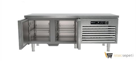 Portabianco CAU-2N60 Cihaz Altı Uzun Çift Kapılı Buzdolabı 150 Lt