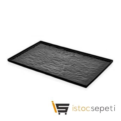 Külsan Thermoset Pano Taş Efektli GN 1/1 53x32.5 cm Siyah