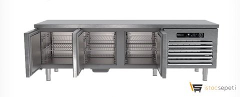 Portabianco CAU-3N60 Cihaz Altı Uzun Üç Kapılı Buzdolabı 230 Lt