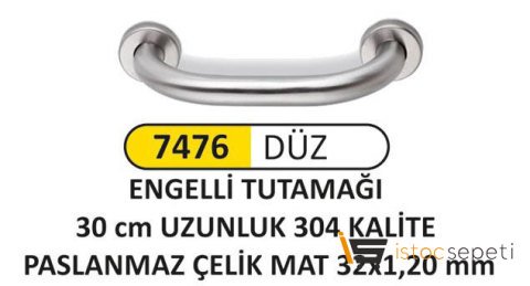 Arı Metal 7476 Engelli Tutamak 30 Cm