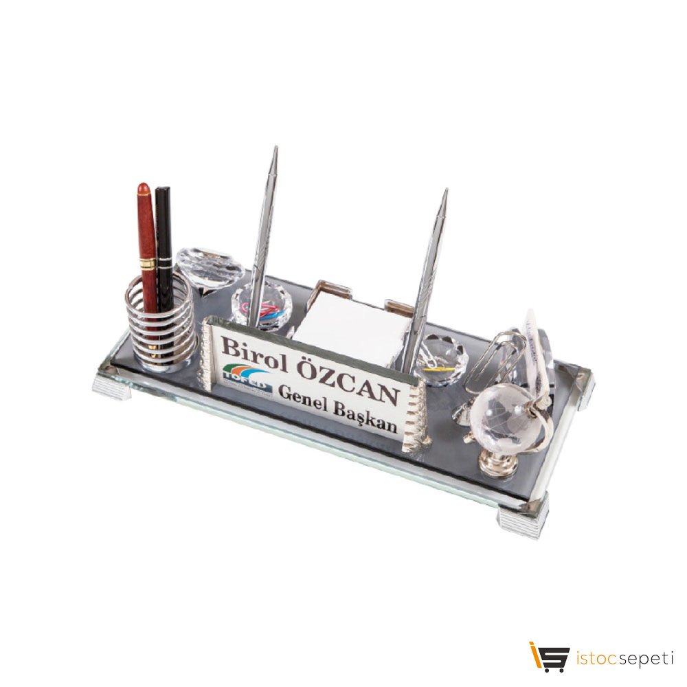 Kri̇stal Lüks Masa Seti Ebat: 24 x 7,6 x 10 cm Promosyon