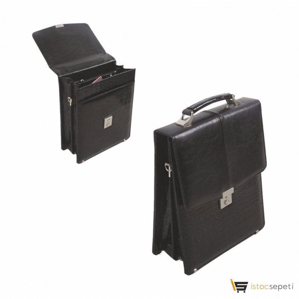 Siyah Evrak Çantası Ebat: 27 x 33 cm Promosyon