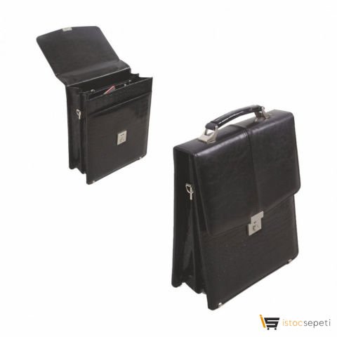 Siyah Evrak Çantası Ebat: 27 x 33 cm Promosyon