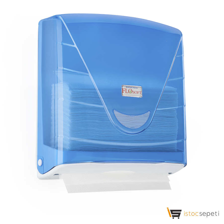 Flosoft Z Katlamalı Kağıt Havluluk 300'lük Mavi F088B