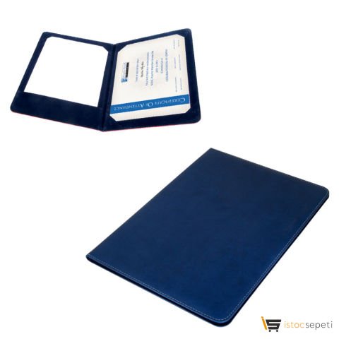 Mavi Diploma Kabı Ebat: A4 Promosyon