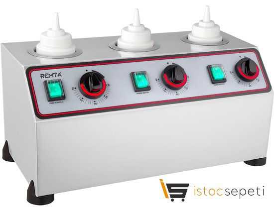Remta 3'lü Isıtıcılı Sosluk SC4