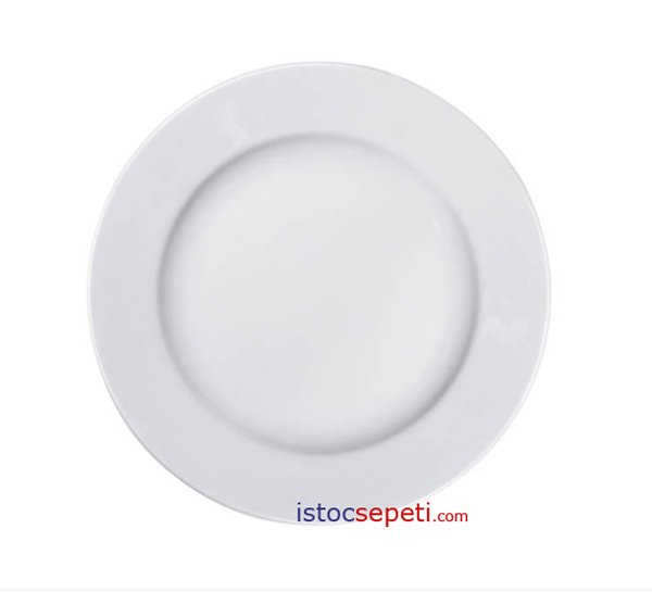Düz Tabak 25 cm Kırılmaz Yuvarlak Tabak
