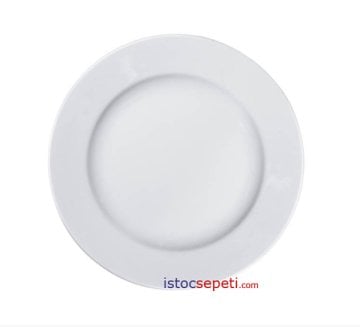 Düz Tabak 25 cm Kırılmaz Yuvarlak Tabak