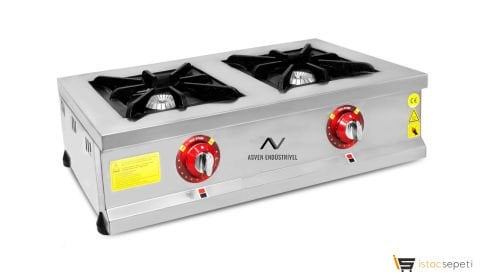 2'li Set Üstü CE Belgeli Doğalgazlı Ocak