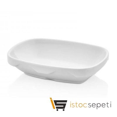 Külsan Thermoset Crown Kayık Tabak Kare 14.5x10.5 cm