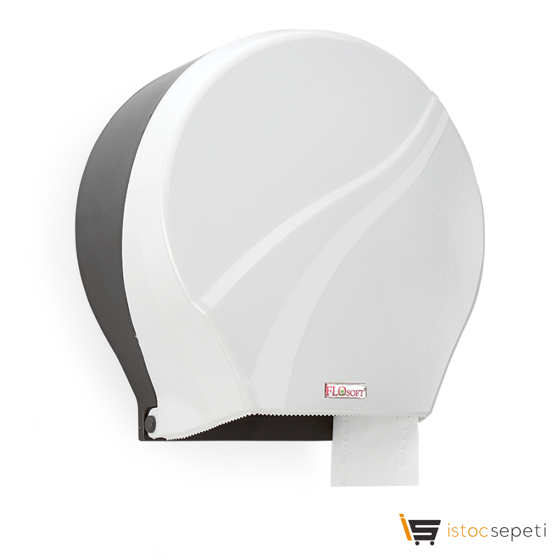 Flosoft Jumbo Wc Kağıt Verici Beyaz F165B