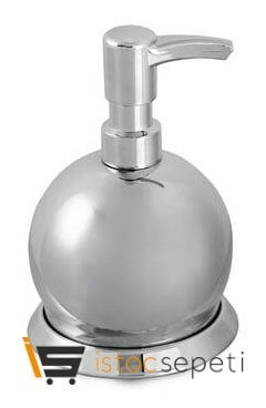 Arı Metal Sıvı Sabunluk Krom Küre 400 Ml