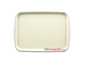 Plastik 31x43 cm Renkli Tepsi