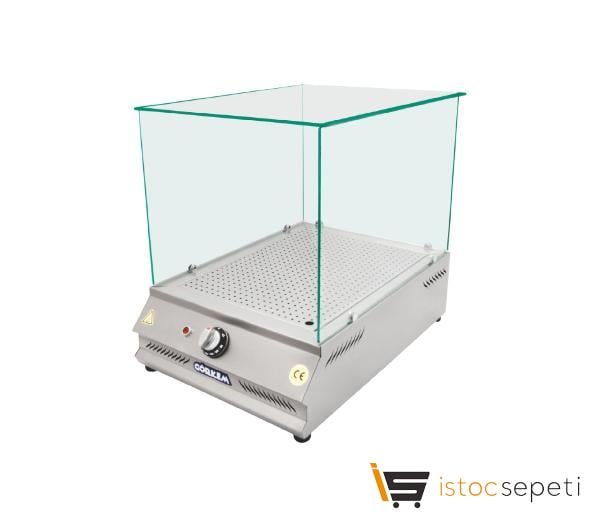 Görkem 40 Cm Elektrikli Hamburger Muhafaza (Camsız)