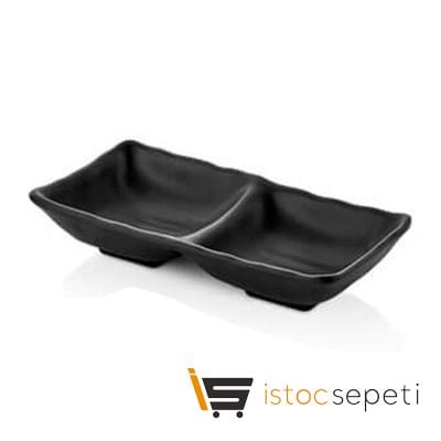 Külsan Thermoset Ramekin Çiftli 17.5x8.7 cm 2x68 ml Siyah