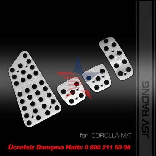 Jsv Toyota Corolla Pedal Seti Manuel Vites Araçlar için Uyumlu