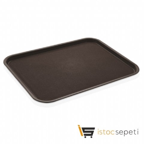 37 Cm X 48 Cm Servis Tepsisi PP Siyah