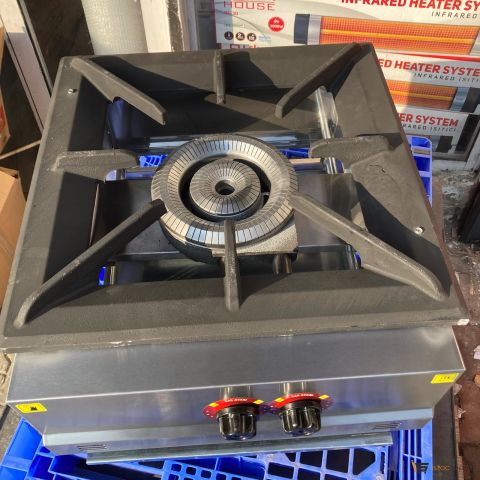 İki Yanışlı Doğalgazlı Lokanta Ocağı Kısa Ayaklı