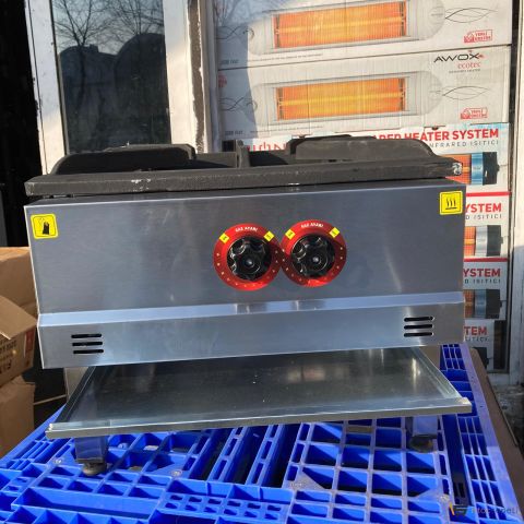 İki Yanışlı Doğalgazlı Lokanta Ocağı Kısa Ayaklı