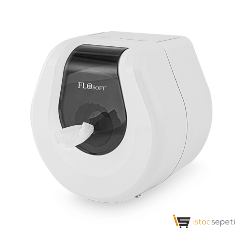 Flosoft Gri-Beyaz Cimri Wc Kağıt Verici F069