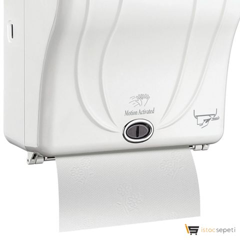 Rulopak Sensörlü Kağıt Havlu Dispenseri 21 Cm Beyaz