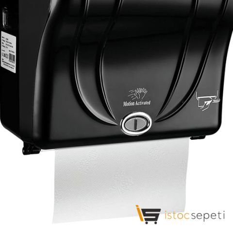 Rulopak Sensörlü Kağıt Havlu Dispenseri 21 Cm Siyah