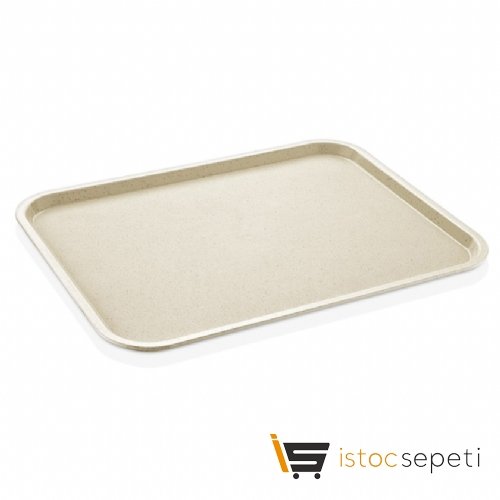 37 Cm X 48 Cm Servis Tepsisi PP Beyaz