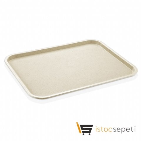 37 Cm X 48 Cm Servis Tepsisi PP Beyaz